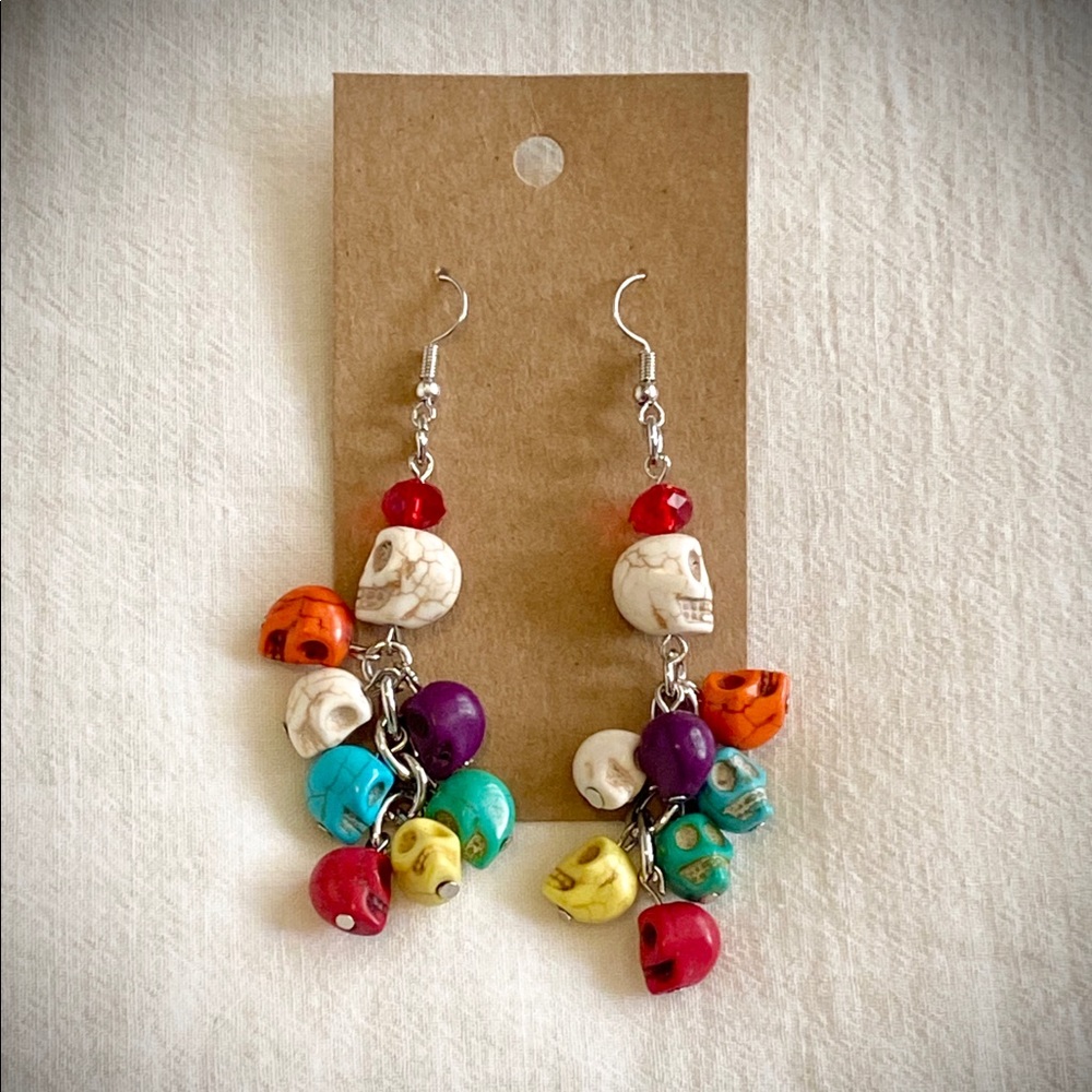 🎉 SALE! 🎉  Super Cute Skull Dangle Earrings